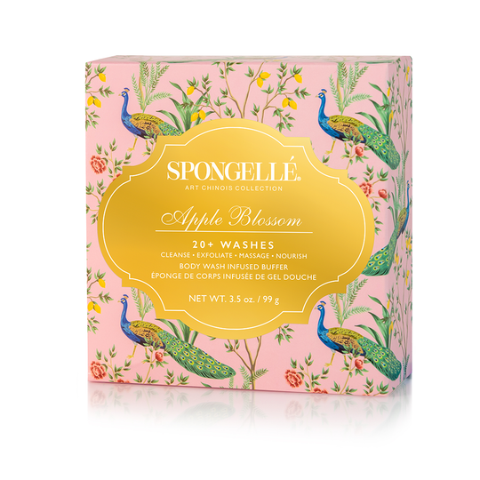 ART CHINOIS COLLECTION BODY BUFFER - APPLE BLOSSOM banner