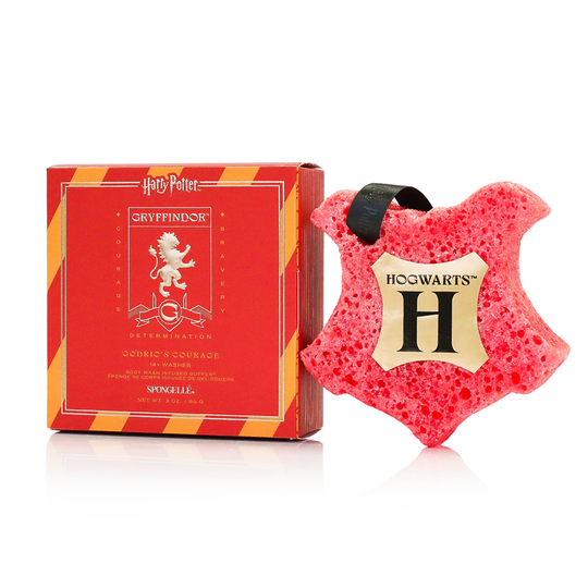 HARRY POTTER GRYFFINDOR BODY WASH INFUSED BUFFER - GODRIC'S COURAGE banner