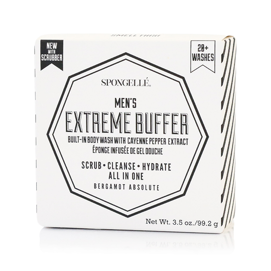 MEN'S EXTREME BUFFER WITH SCRUBBER - BERGAMOT ABSOLUTE banner