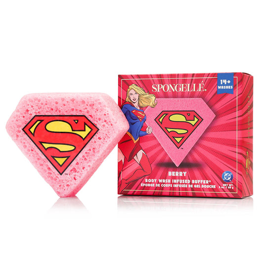 DC SUPERGIRL BODY WASH INFUSED BUFFER - SUPER BERRY banner