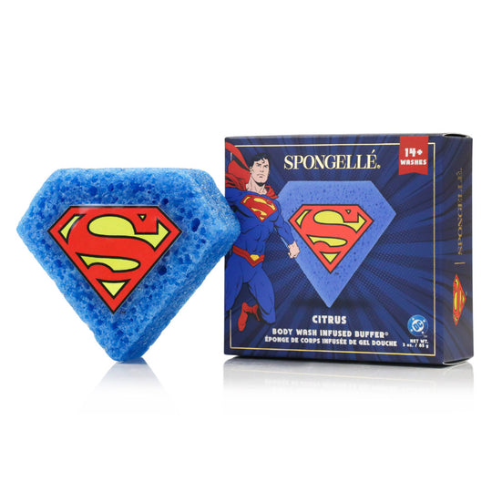 DC SUPERMAN BODY WASH INFUSED BUFFER - CITRUS banner