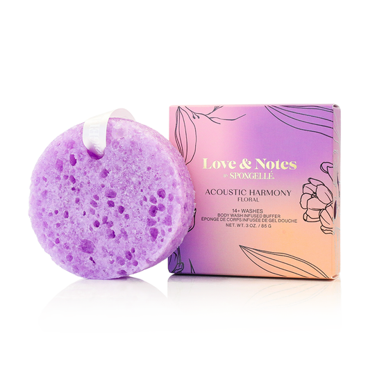 LOVE & NOTES ACOUSTIC HARMONY BODY WASH INFUSED BUFFER  banner