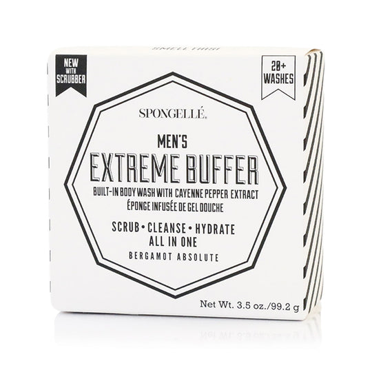 MEN'S EXTREME BUFFER WITH SCRUBBER  - BERGAMOT ABSOLUTE banner