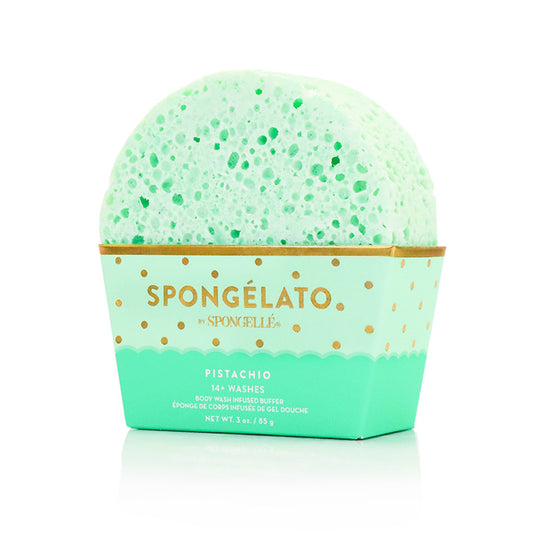 SPONGELATO COLLECTION BODY WASH INFUSED BUFFER PISTACHIO (14+ USES) banner